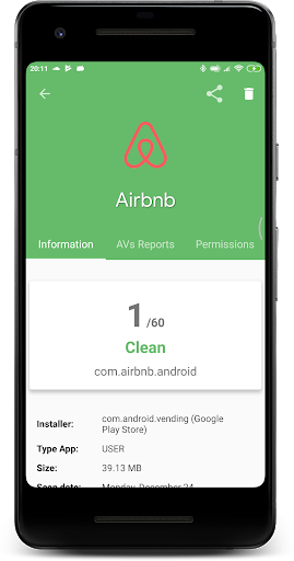 VirusTotal Mobile - Image screenshot of android app
