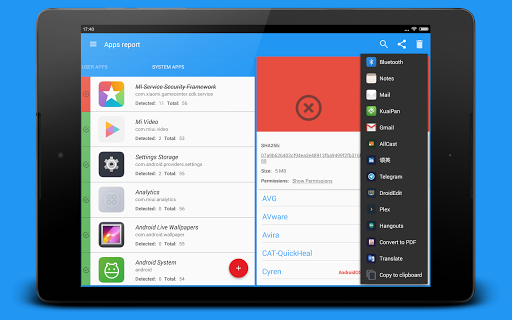 VirusTotal Mobile - Image screenshot of android app