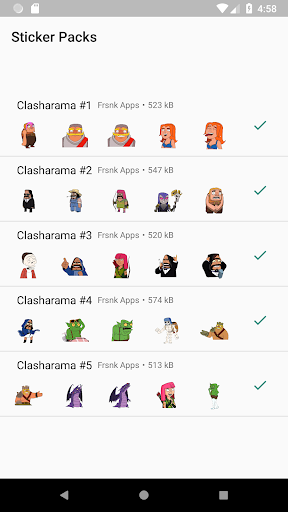 Funny Clash Stickers for WAStickerApps - عکس برنامه موبایلی اندروید