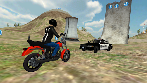 Motorbike Driving: Chained Car - Gameplay image of android game