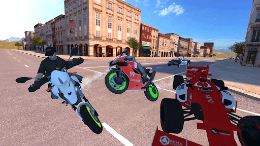 Motocross Driver Real Bike - Gameplay image of android game