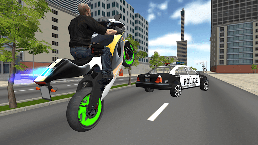Bike Driving: Police Chase - Gameplay image of android game