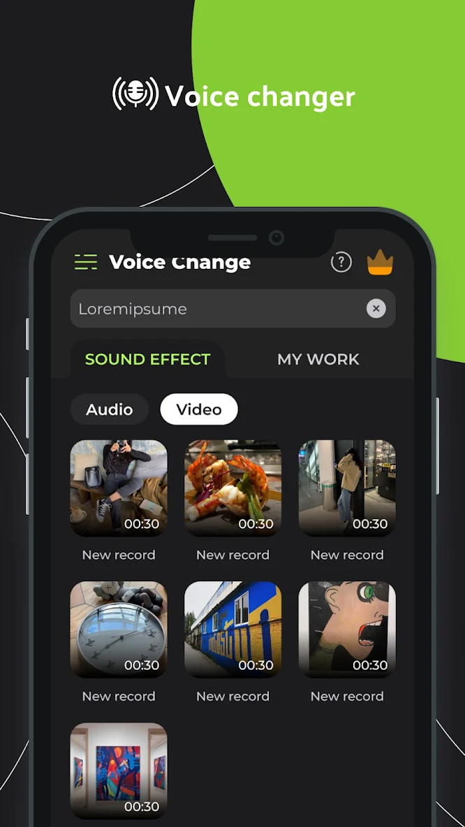 برنامه Voice Changer, Audio Effects - دانلود | بازار