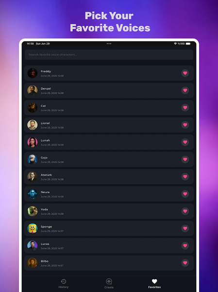Voice Changer: Eleven Labs - Image screenshot of android app
