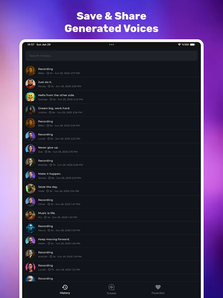 Voice Changer: Eleven Labs - Image screenshot of android app