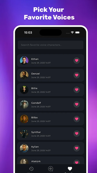 Voice Changer: Eleven Labs - Image screenshot of android app
