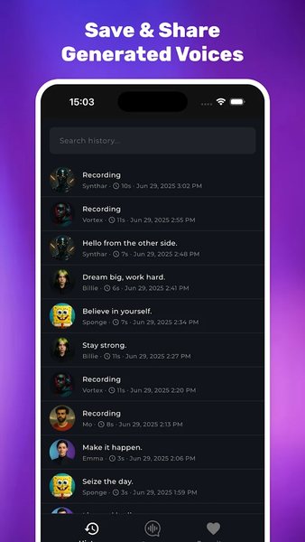 Voice Changer: Eleven Labs - Image screenshot of android app