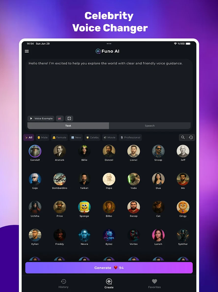 Voice Changer: Eleven Labs - Image screenshot of android app