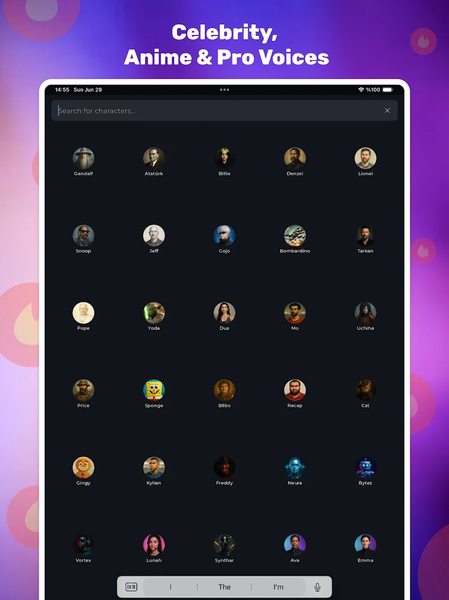 Voice Changer: Eleven Labs - Image screenshot of android app
