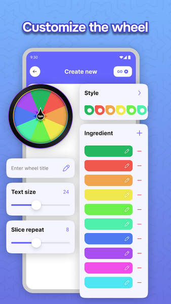 Spin Wheel - Fun Finger Picker - عکس برنامه موبایلی اندروید