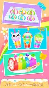 ASMR Rainbow Dessert Maker – Fun Games for Girls - عکس برنامه موبایلی اندروید