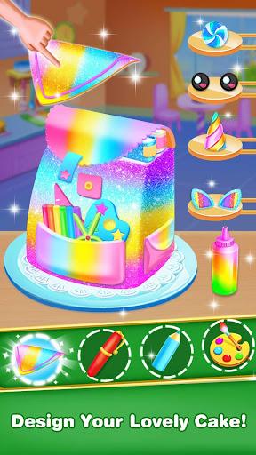 School Backpack Cake Maker-Lunch Hour Girly Game - Image screenshot of android app