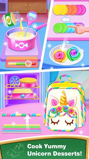 School Backpack Cake Maker-Lunch Hour Girly Game - Image screenshot of android app