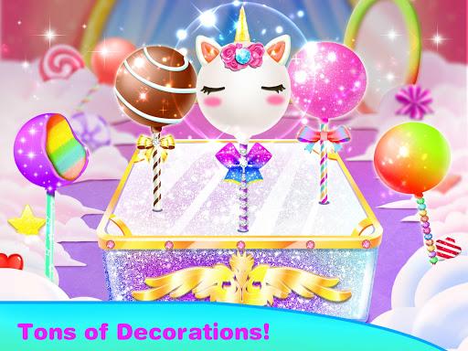 Unicorn Cake Pop Maker–Sweet Fashion Baking Games - Image screenshot of android app