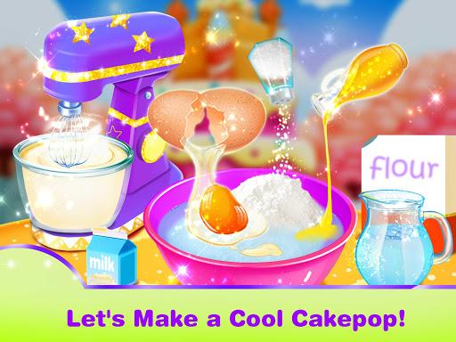 Unicorn Cake Pop Maker–Sweet Fashion Baking Games - Image screenshot of android app