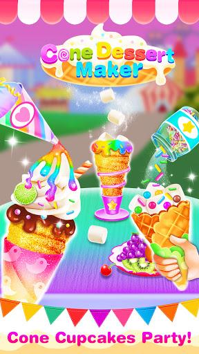 Cupcakes Cone Dessert- Kids Games for Girls - عکس برنامه موبایلی اندروید