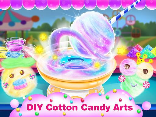 Rainbow Cotton Candy Maker – Sweet Games for Girls - Image screenshot of android app
