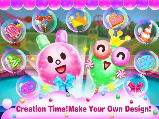 Rainbow Cotton Candy Maker – Sweet Games for Girls - Image screenshot of android app
