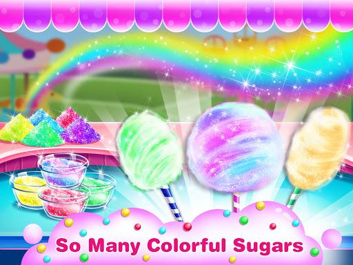Rainbow Cotton Candy Maker – Sweet Games for Girls - عکس برنامه موبایلی اندروید