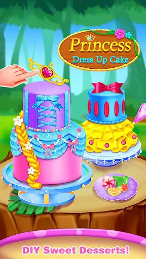 Princess Dress Up Cake - Comfy Cakes Baking Salon - عکس برنامه موبایلی اندروید