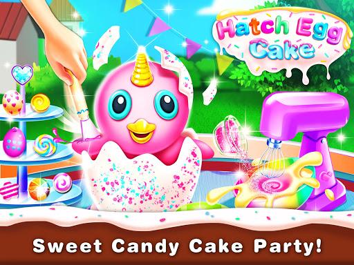 Hatch Egg Cake Maker - Sweet Bakery Food Games - Image screenshot of android app