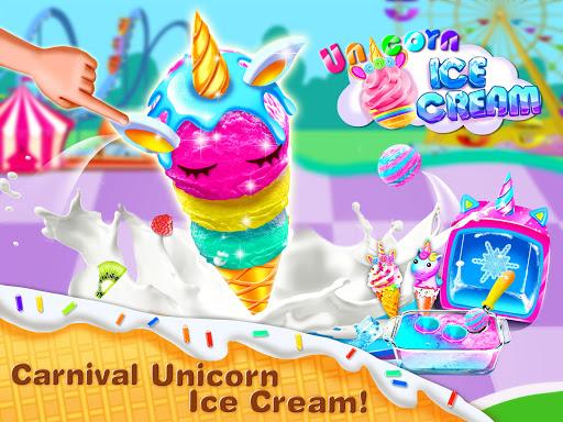 Unicorn Ice Cream Cone Cupcake– Cone Dessert Maker - Image screenshot of android app