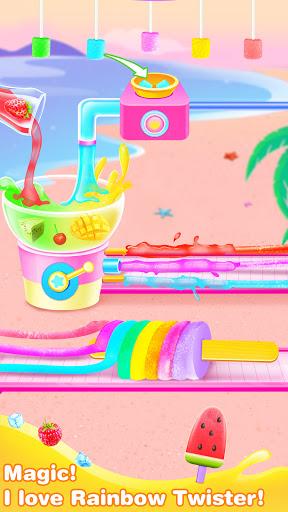 Rainbow Ice Popsicle Mania – Icy Dessert Maker - Image screenshot of android app