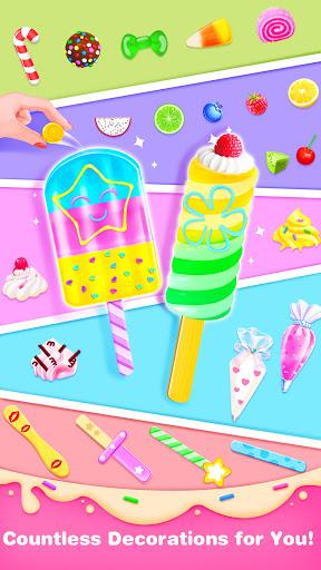Rainbow Ice Popsicle Mania – Icy Dessert Maker - Image screenshot of android app
