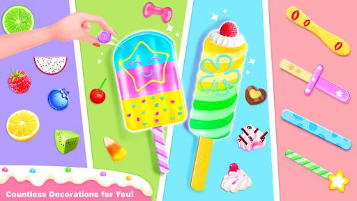 Rainbow Ice Popsicle Mania – Icy Dessert Maker - Image screenshot of android app