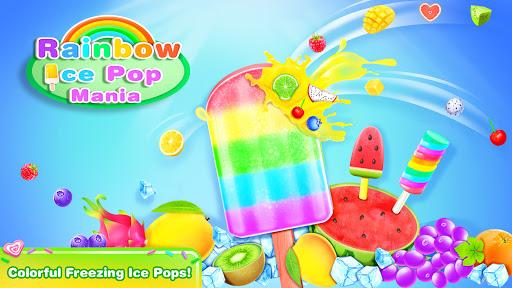 Rainbow Ice Popsicle Mania – Icy Dessert Maker - عکس برنامه موبایلی اندروید