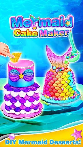 Mermaid Queen Cakes Maker–Comfy Cakes Baking Salon - عکس برنامه موبایلی اندروید