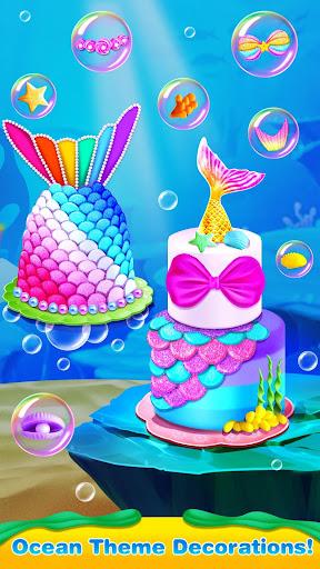 Mermaid Queen Cakes Maker–Comfy Cakes Baking Salon - Image screenshot of android app