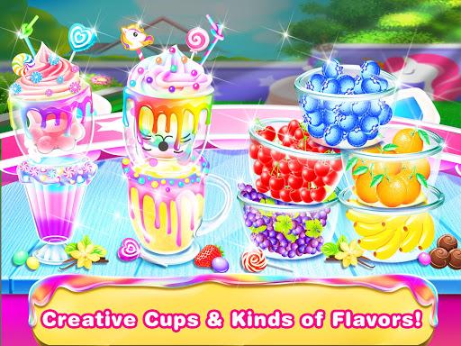 Unicorn Milkshake Maker –Cool Drink Milkshake Game - Image screenshot of android app
