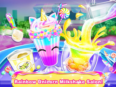 Dessert Slushy Maker Food Cooking Game - make candy drink for ice cream  soda making salon!