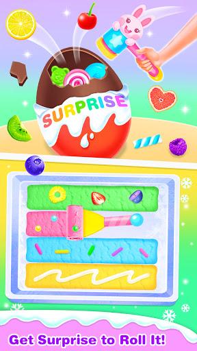 Rainbow Ice Cream Roll Maker – Fun Games for Girls - عکس برنامه موبایلی اندروید