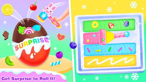 Rainbow Ice Cream Roll Maker – Fun Games for Girls - عکس برنامه موبایلی اندروید
