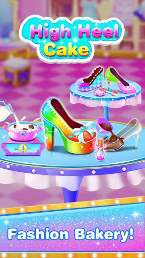 Fashion Shoe Comfy Cakes –High Heel Baking Salon - Image screenshot of android app