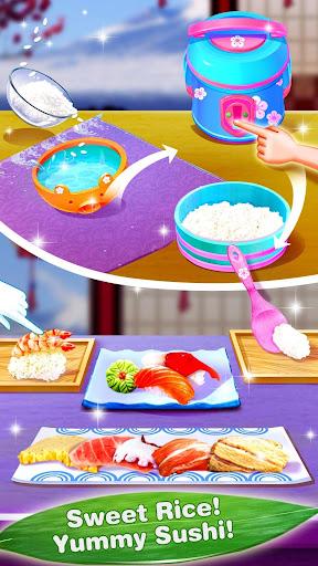 Cooking Sushi Maker - Chef Street Food Game - Image screenshot of android app