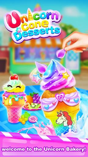 Unicorn Cone Cupcake Mania - Sprinkles Cupcakes - عکس برنامه موبایلی اندروید