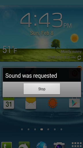 Find My Phone, xfi Endpoint - Image screenshot of android app