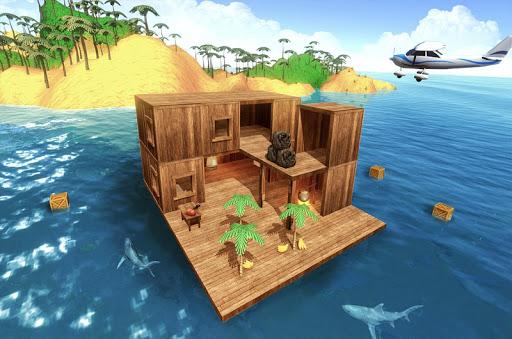 Raft Escape 3D - Survival Game - Image screenshot of android app