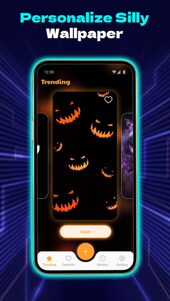 Funny Smile Live Wallpaper - Image screenshot of android app