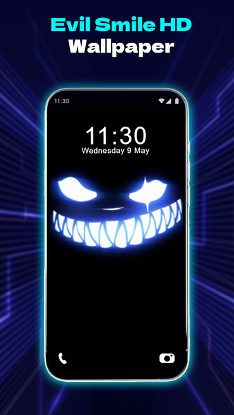 Funny Smile Live Wallpaper - Image screenshot of android app