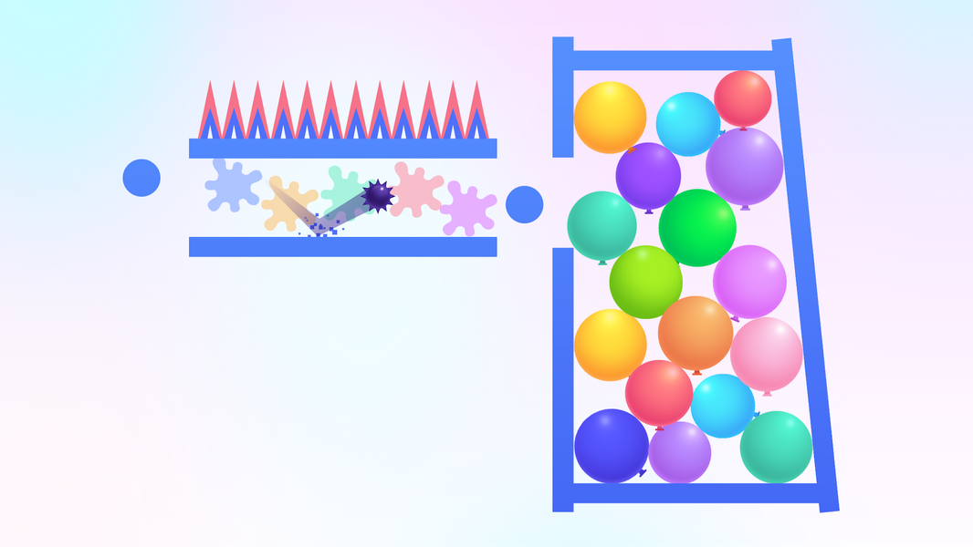 Thorn And Balloons: Bounce pop - عکس بازی موبایلی اندروید