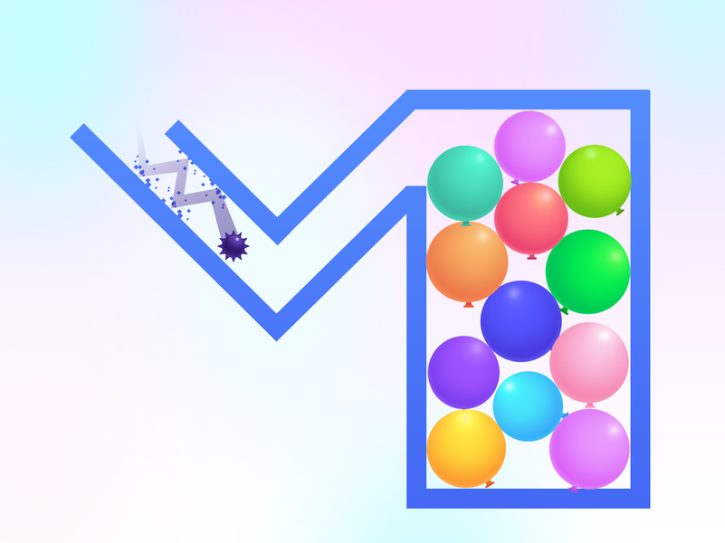 Thorn And Balloons: Bounce pop - عکس بازی موبایلی اندروید