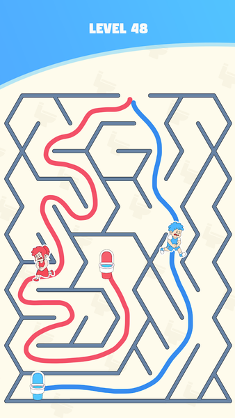 Path To Toilet: Draw To Toilet - Gameplay image of android game