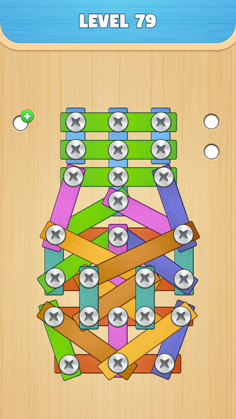 Screw And Wood Nuts & Bolts - Gameplay image of android game
