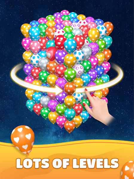 Triple Rotate-Balloon Match ۳D - عکس بازی موبایلی اندروید