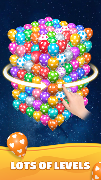 Triple Rotate-Balloon Match ۳D - عکس بازی موبایلی اندروید