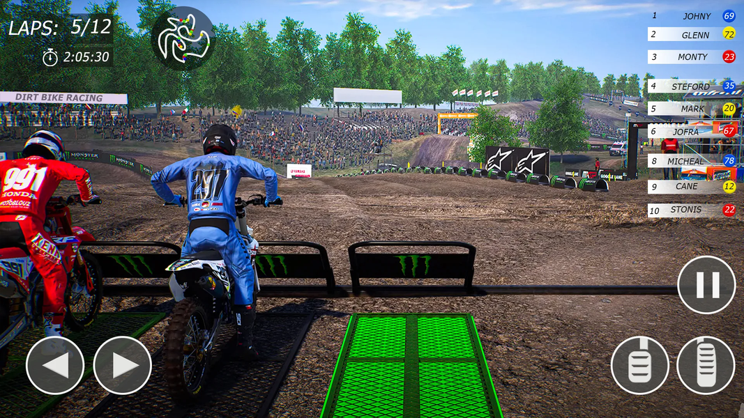 Motocross Rider Dirt Bike Game - عکس بازی موبایلی اندروید